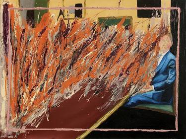 Original Abstract Politics Paintings by Jetson Lobos