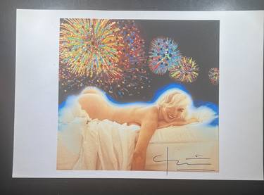 Bert Stern signed Marilyn Monroe jeweled fireworks thumb