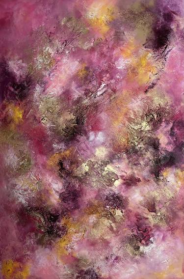 Original Abstract Expressionism Abstract Mixed Media by Sabine Runge