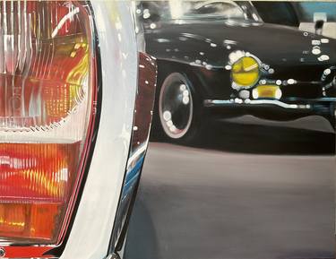 Original Conceptual Car Paintings by Duchamp Gilbert