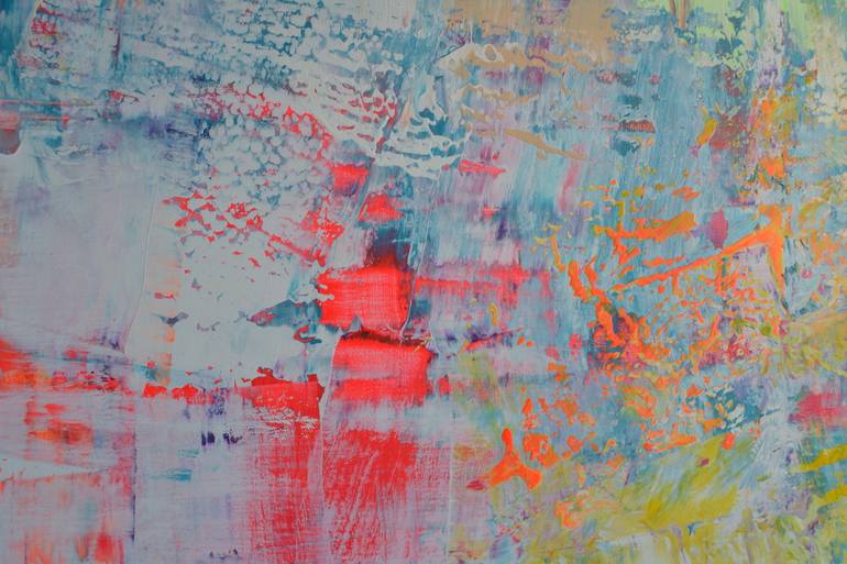 Original Abstract Expressionism Landscape Painting by Vania Bouwmeester Pentcheva