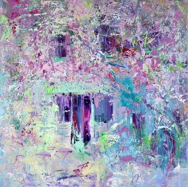 Original Abstract Expressionism Cities Paintings by Vania Bouwmeester Pentcheva