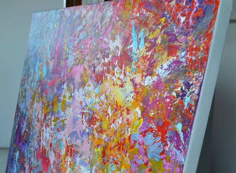 Original Abstract Expressionism Abstract Painting by Vania Bouwmeester Pentcheva