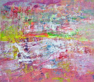 Original Abstract Expressionism Landscape Paintings by Vania Bouwmeester Pentcheva