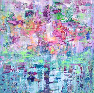 Print of Abstract Expressionism Garden Paintings by Vania Bouwmeester Pentcheva