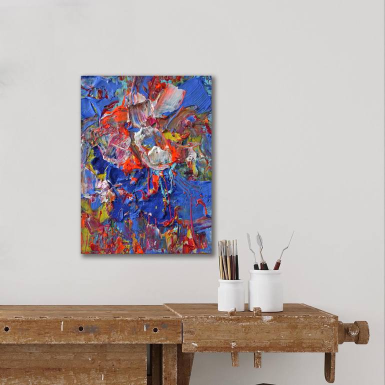 Original Abstract Expressionism Abstract Painting by Vania Bouwmeester Pentcheva