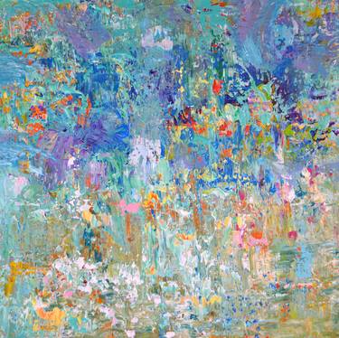 Original Abstract Expressionism Garden Paintings by Vania Bouwmeester Pentcheva