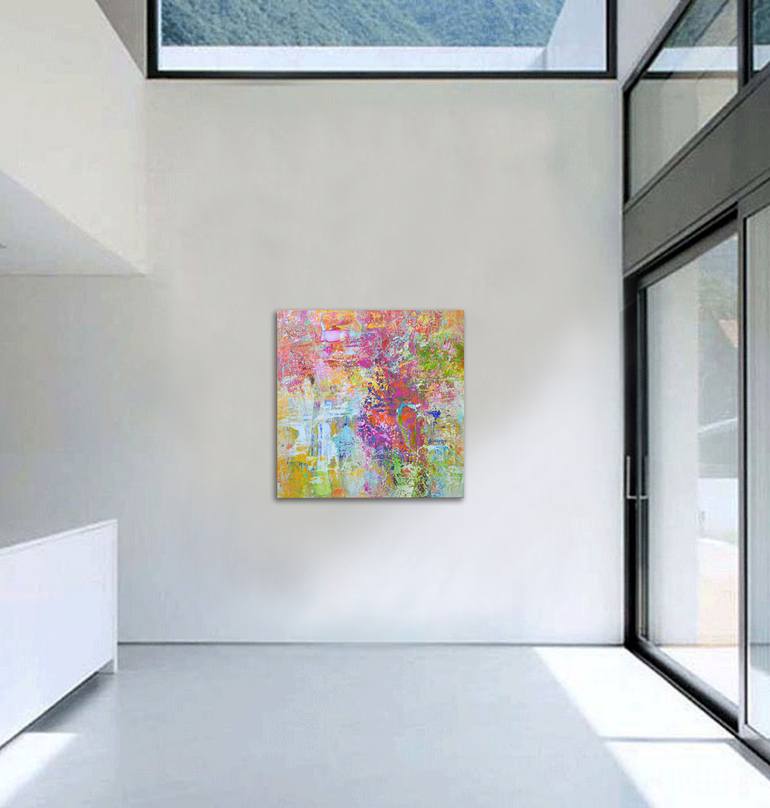 Original Abstract Expressionism Abstract Painting by Vania Bouwmeester Pentcheva