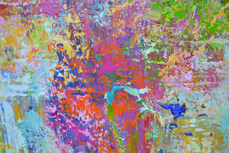 Original Abstract Expressionism Abstract Painting by Vania Bouwmeester Pentcheva