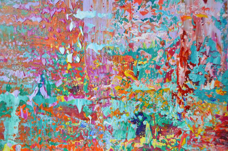 Original Abstract Expressionism Abstract Painting by Vania Bouwmeester Pentcheva