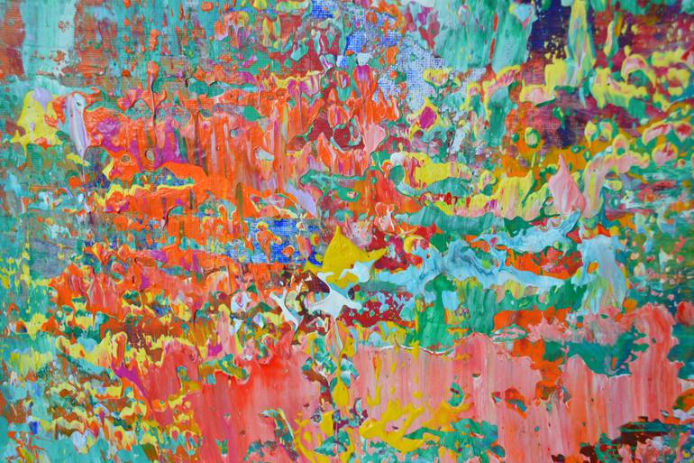 Original Abstract Expressionism Abstract Painting by Vania Bouwmeester Pentcheva