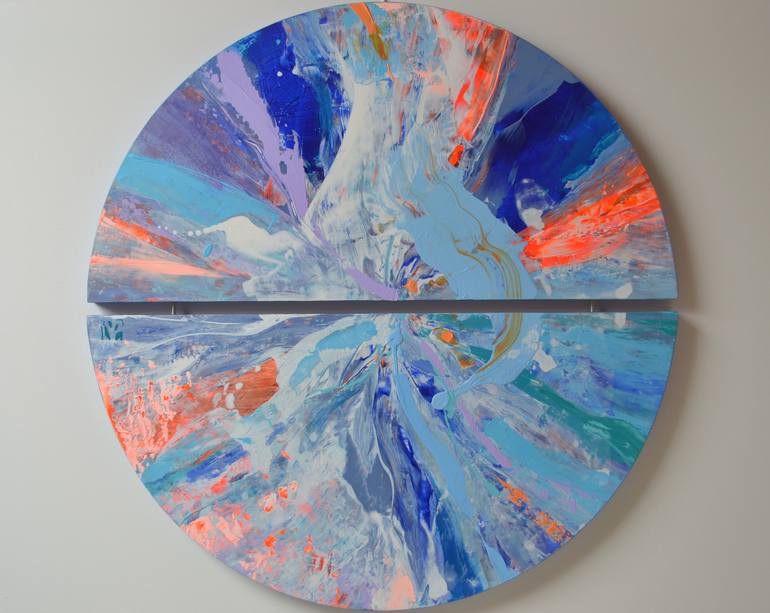 Original Abstract Expressionism Abstract Painting by Vania Bouwmeester Pentcheva