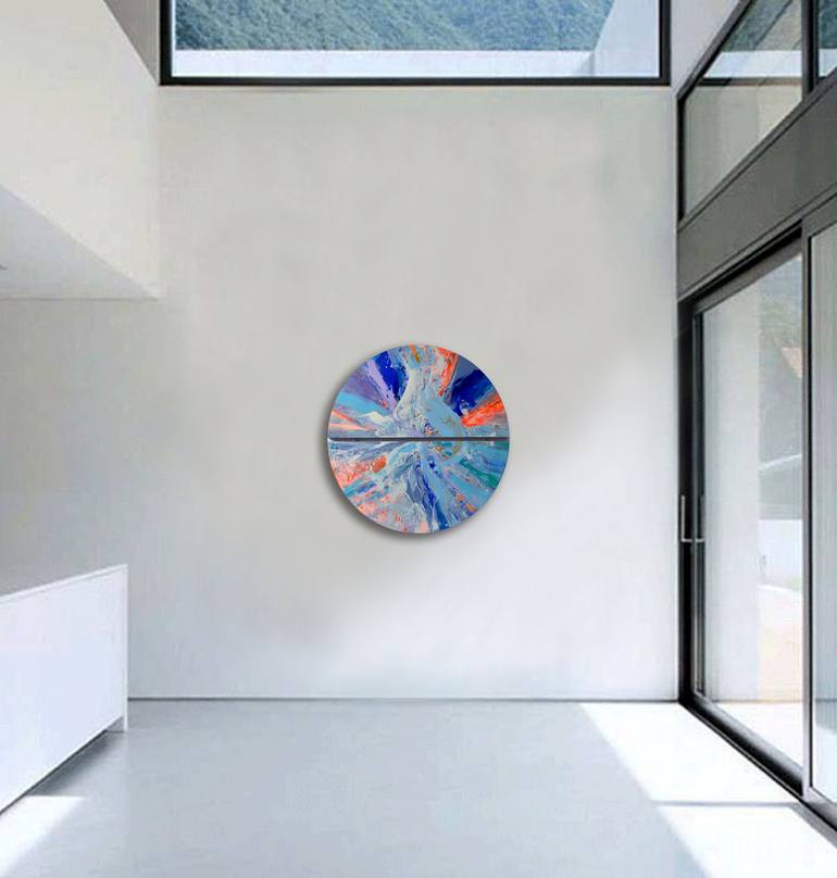 Original Abstract Expressionism Abstract Painting by Vania Bouwmeester Pentcheva