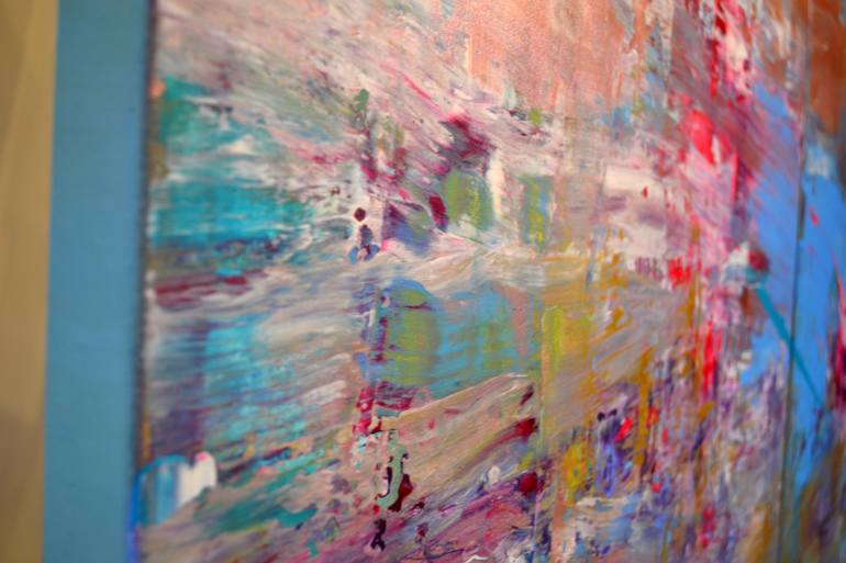 Original Abstract Expressionism Abstract Painting by Vania Bouwmeester Pentcheva