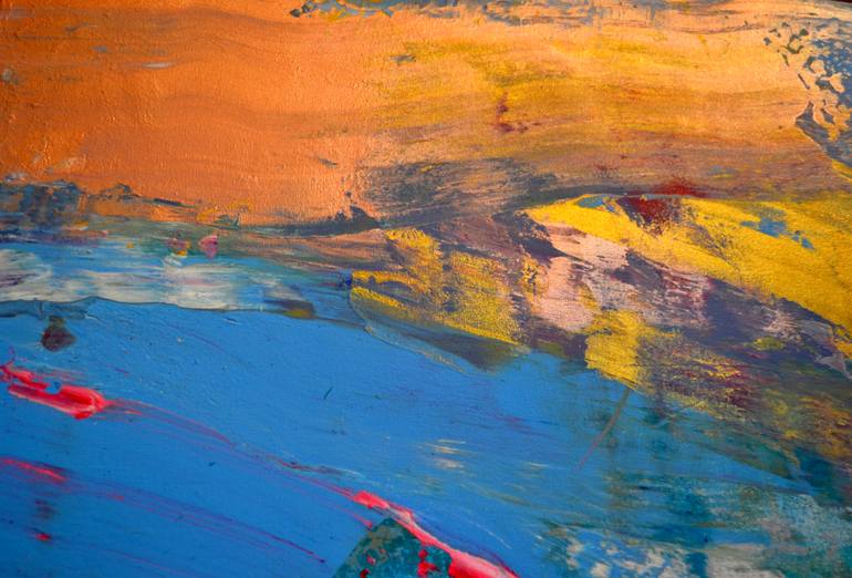 Original Abstract Expressionism Abstract Painting by Vania Bouwmeester Pentcheva