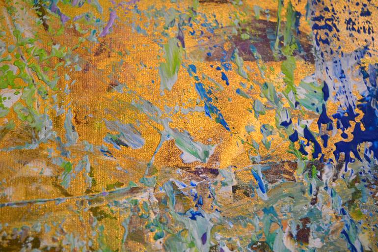 Original Abstract Expressionism Abstract Painting by Vania Bouwmeester Pentcheva