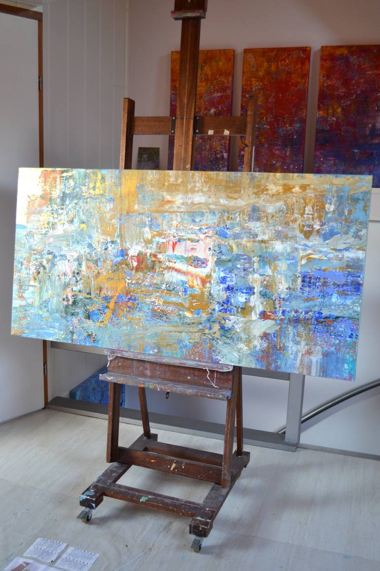 Original Abstract Nature Painting by Vania Bouwmeester Pentcheva
