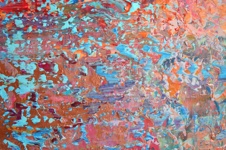Original Abstract Expressionism Abstract Painting by Vania Bouwmeester Pentcheva