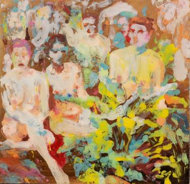 Original Expressionism Nude Paintings by Roxana Daniela Ajder