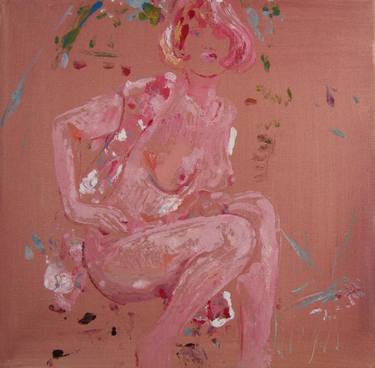 Original Expressionism Nude Paintings by Roxana Daniela Ajder