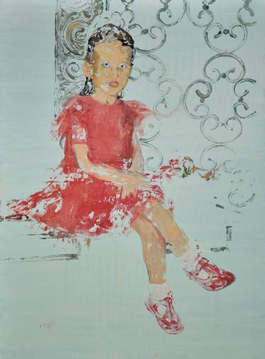 Original Expressionism Children Paintings by Roxana Daniela Ajder