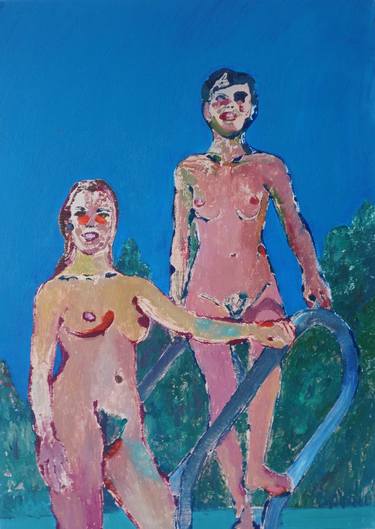 Original Nude Paintings by Roxana Daniela Ajder