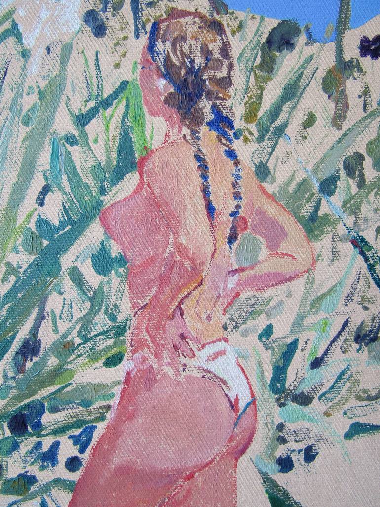 Original Expressionism Nude Painting by Roxana Daniela Ajder