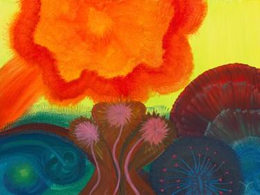 Print of Painterly Abstraction Light Paintings by Derek Toews