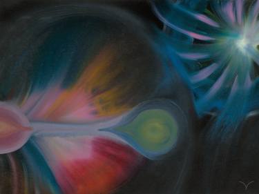 Print of Painterly Abstraction Light Paintings by Derek Toews