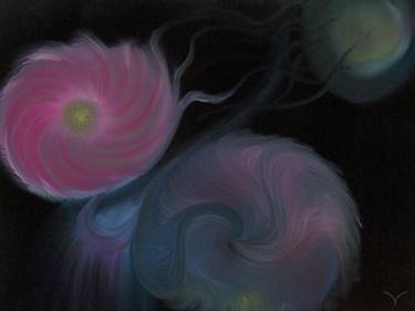 Print of Painterly Abstraction Light Paintings by Derek Toews