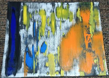 Original Abstract Expressionism Abstract Painting by Chris Wolford