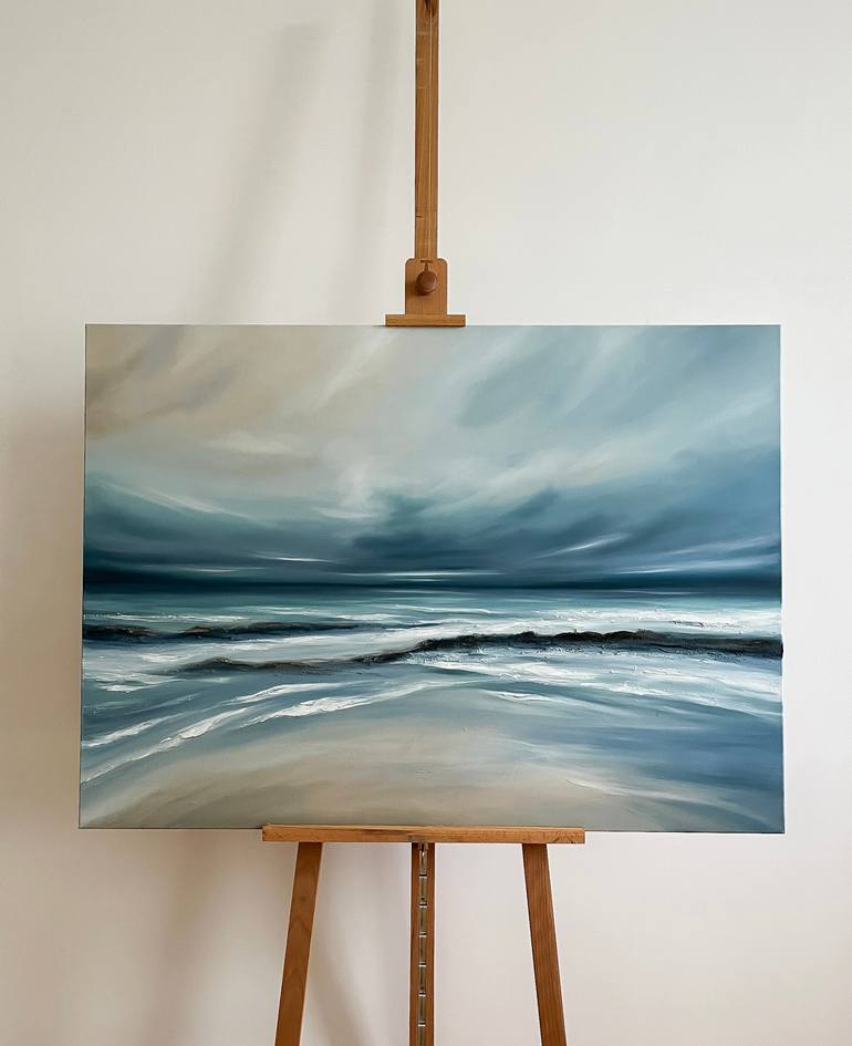 Original Abstract Expressionism Water Painting by Diana Bordunova