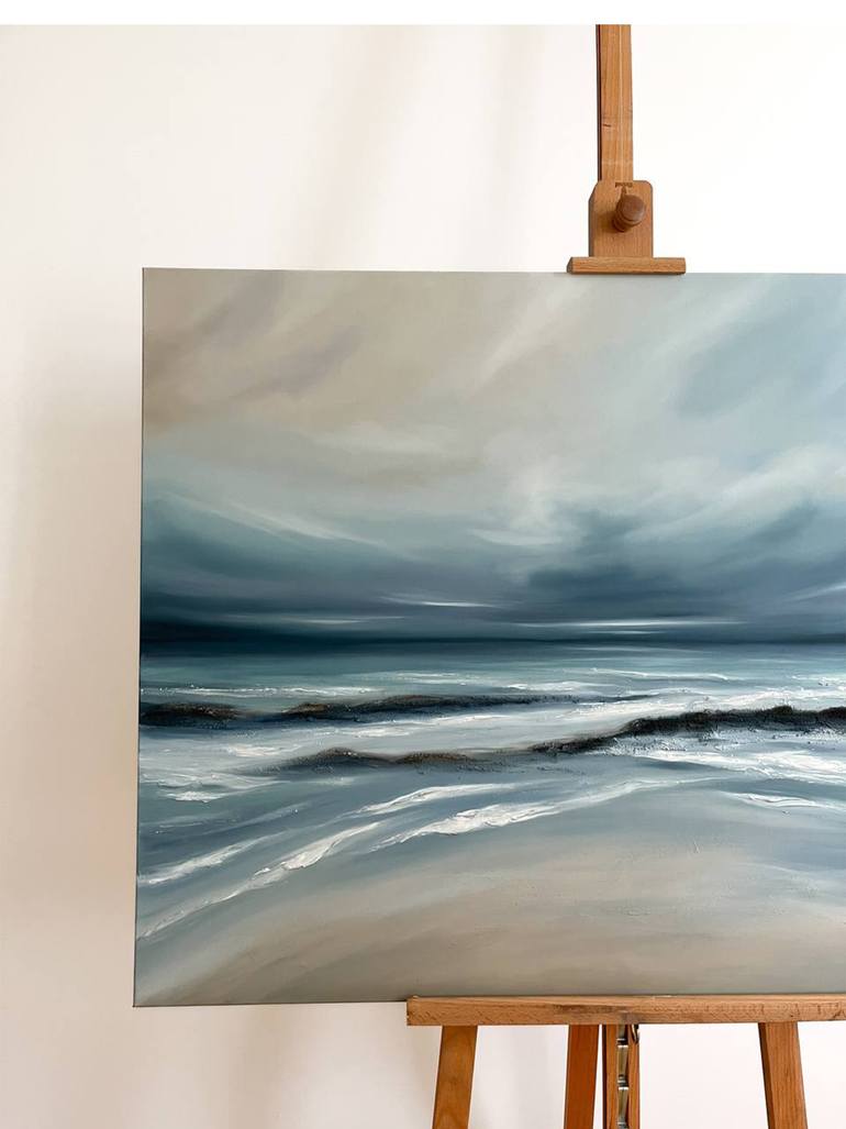 Original Abstract Expressionism Water Painting by Diana Bordunova