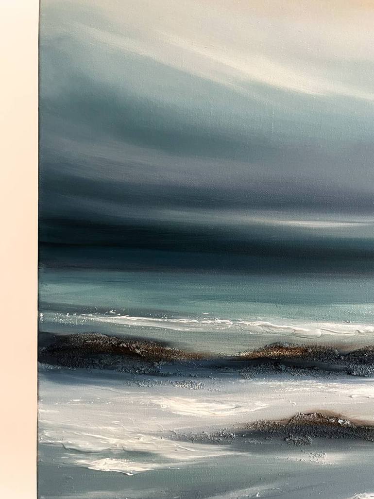 Original Abstract Expressionism Water Painting by Diana Bordunova