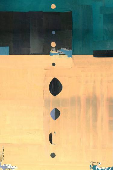 Original Minimalism Abstract Collage by stefano scarafia