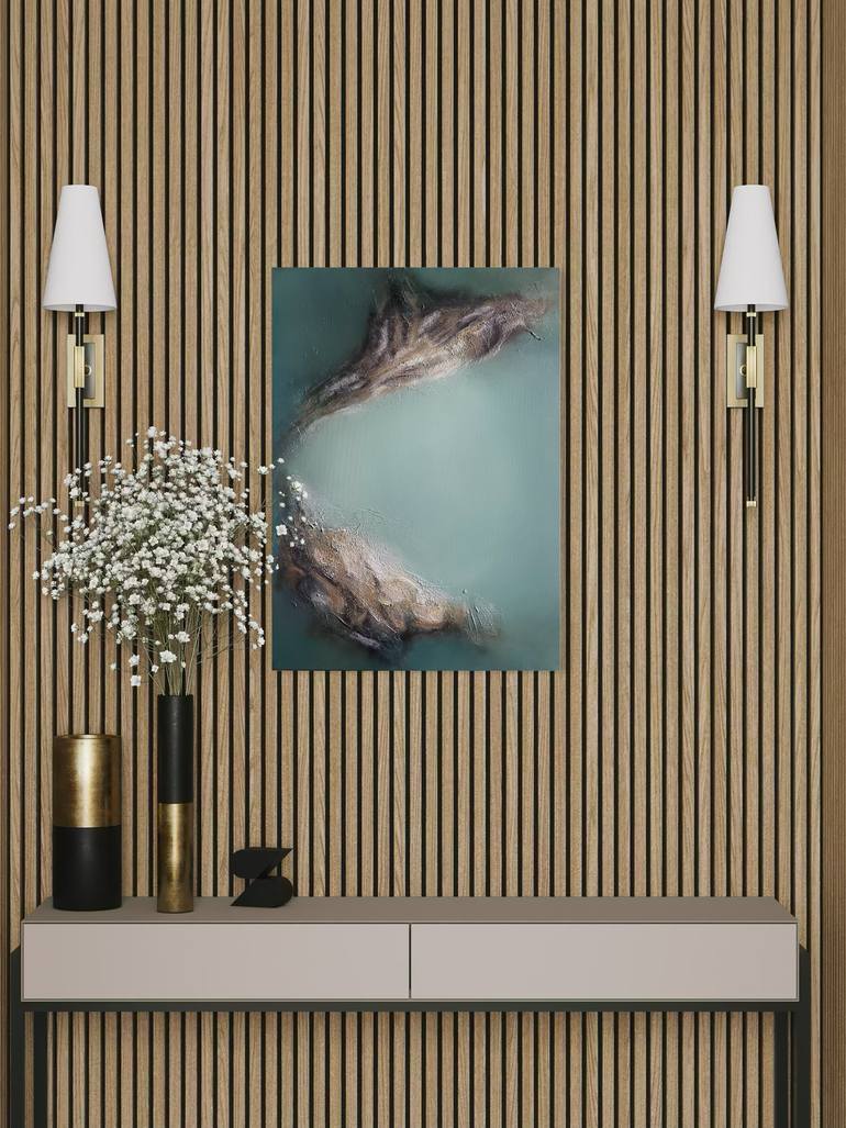 Original Abstract Nature Painting by Mona Barbu