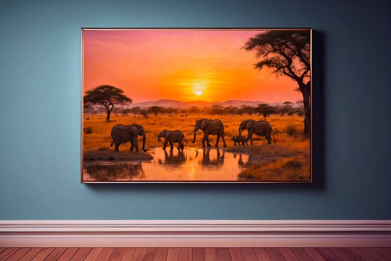 Original Contemporary Animal Digital by Kelly Ann Nolan