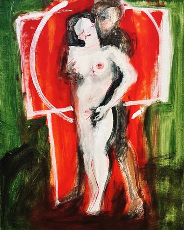 Original Expressionism Erotic Paintings by Sultras unleashed