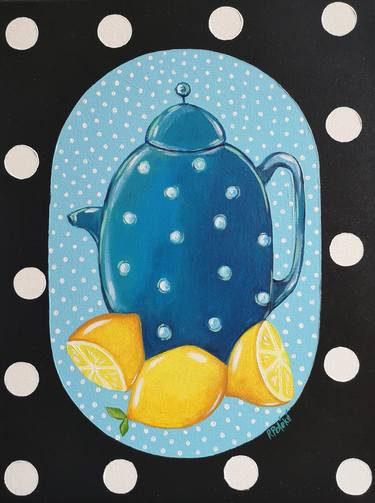 Original Food & Drink Paintings by Rita Poleke