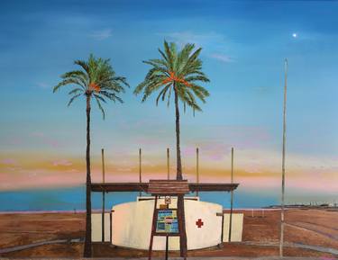 Original Photorealism Beach Paintings by Mervienta K