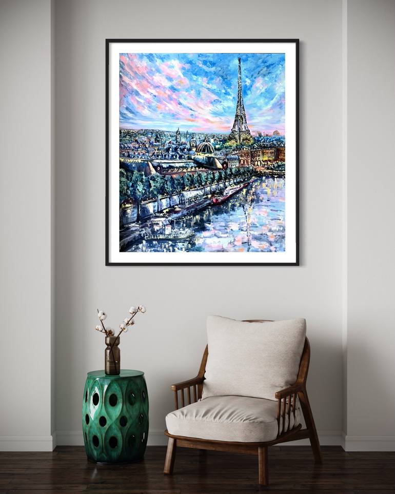 Original Contemporary Landscape Painting by Liliia Kaluzhyna