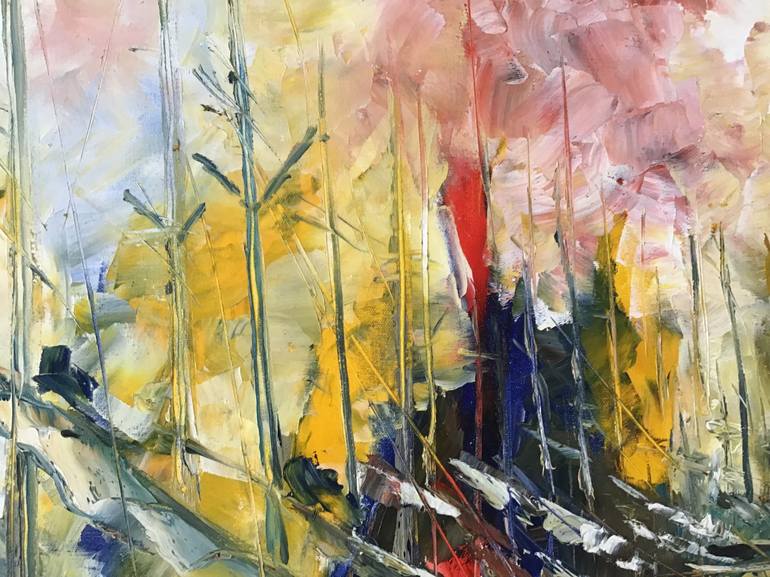 Original Impressionism Abstract Painting by Liliia Kaluzhyna