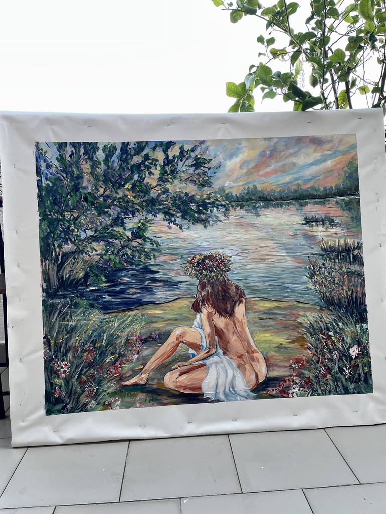 Original Impressionism Body Painting by Liliia Kaluzhyna