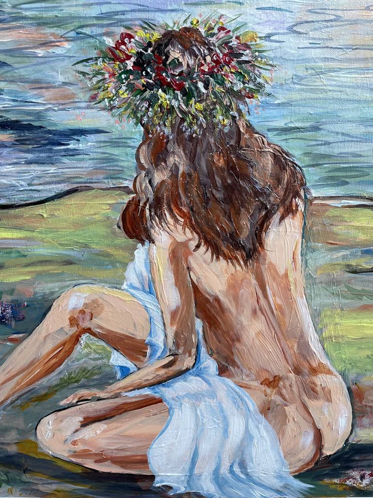 Original Impressionism Body Painting by Liliia Kaluzhyna