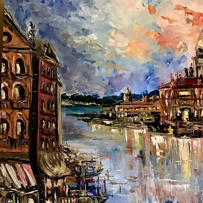 Original Impressionism Landscape Painting by Liliia Kaluzhyna
