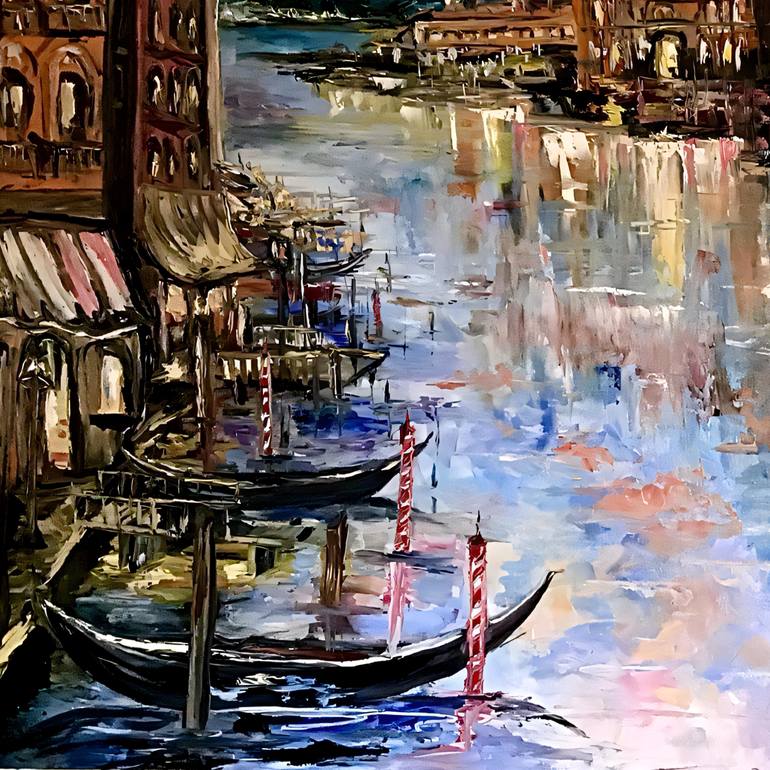Original Impressionism Landscape Painting by Liliia Kaluzhyna