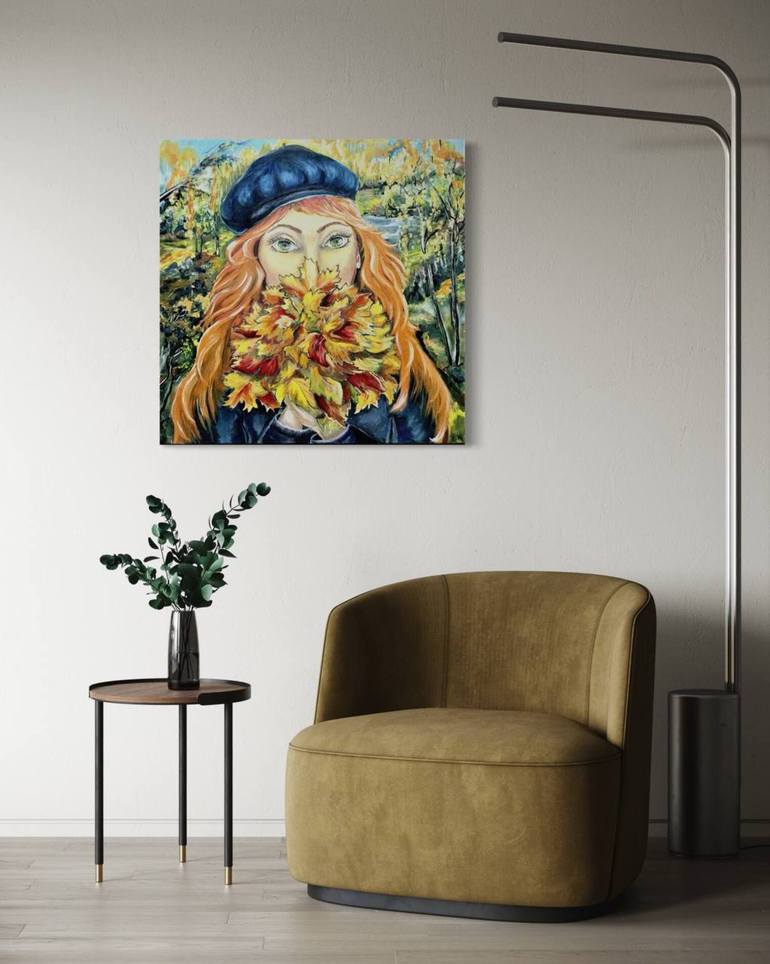 Original Figurative People Painting by Liliia Kaluzhyna
