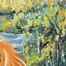 Autumn forest landscape