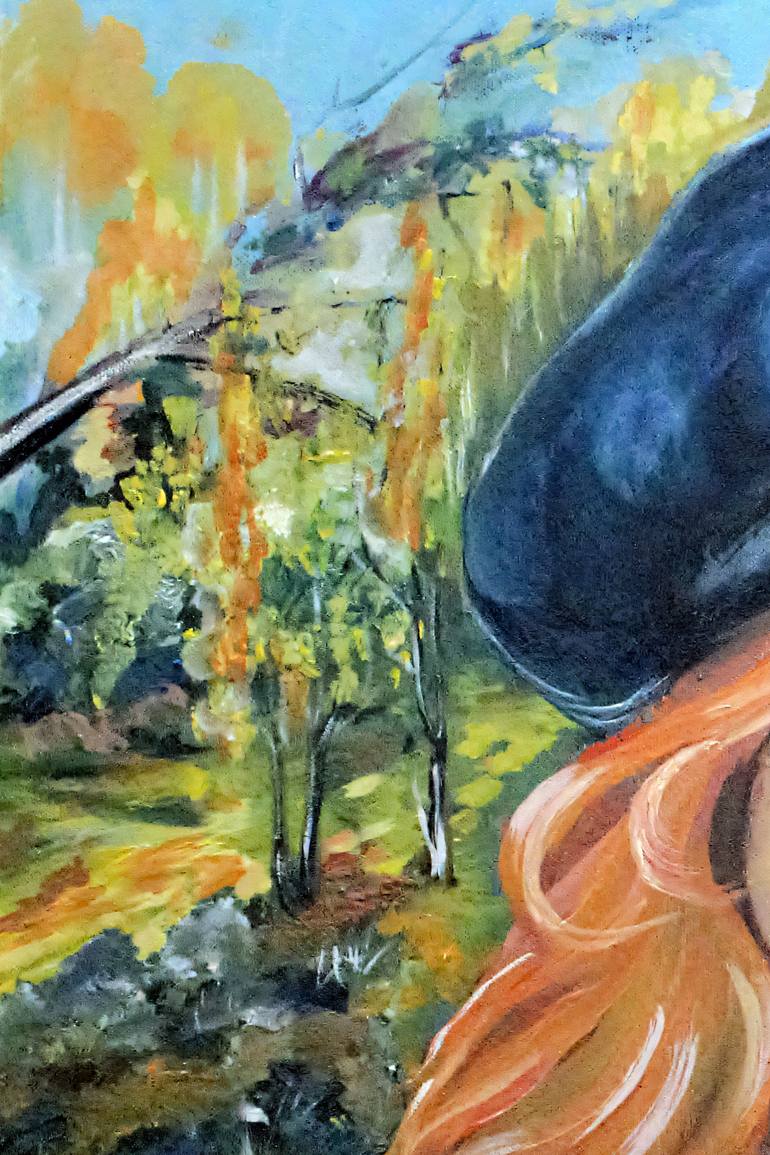 Original Figurative People Painting by Liliia Kaluzhyna