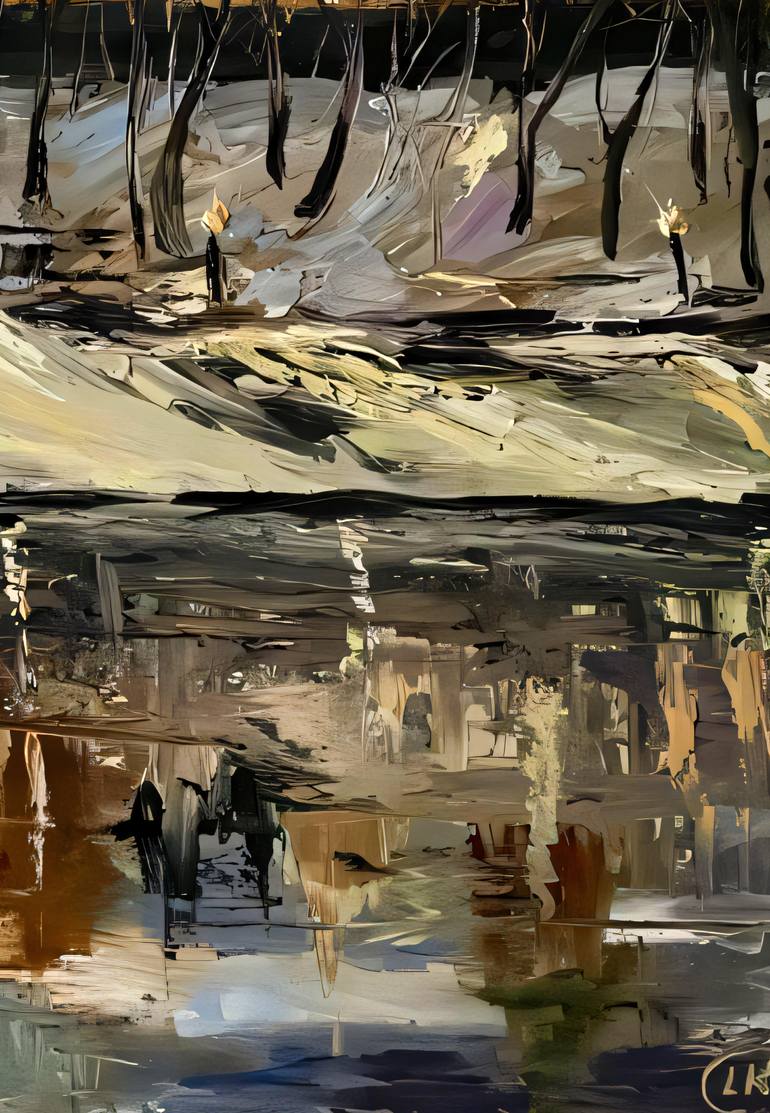 Original Realism Architecture Painting by Liliia Kaluzhyna